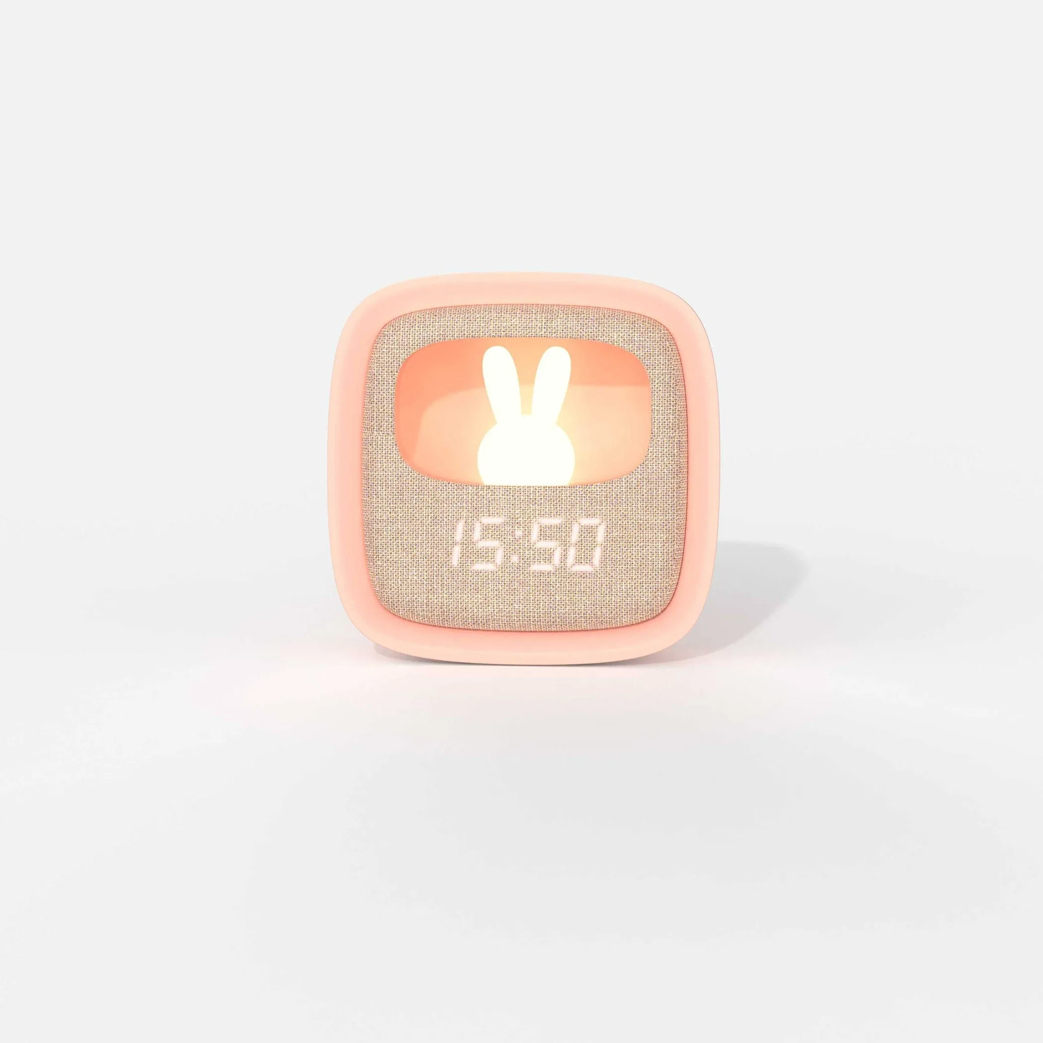 Billy Clock digitaalinen herätyskello yövalolla, roosa