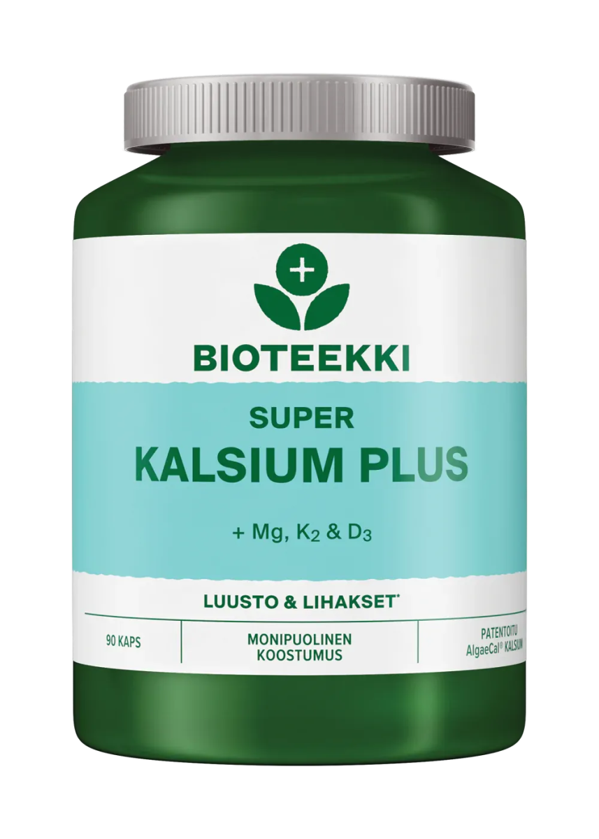 Bioteekki Super Kalsium Plus 90 kaps